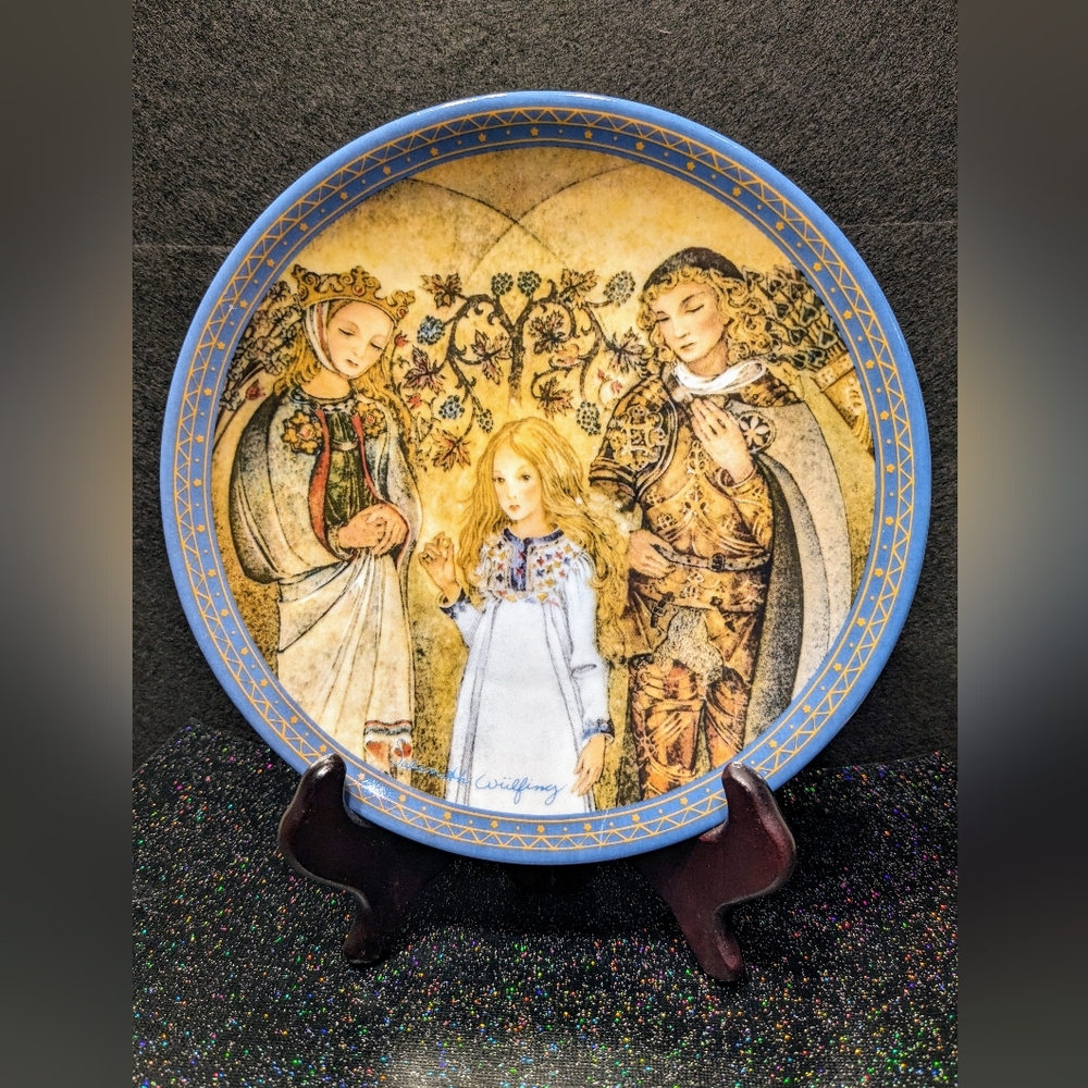 1984 Konigszelt Bayern Collector Plate DER MITTELPUNKT Sulamith's Love Song Sign